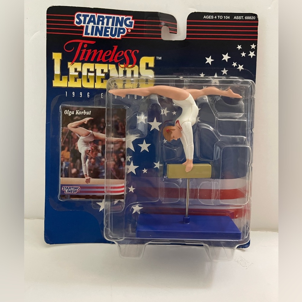 STARTING LINEUP TIMELESS LEGENDS 1996 EDITION OLGA KORBUT #68820 W/ Card New